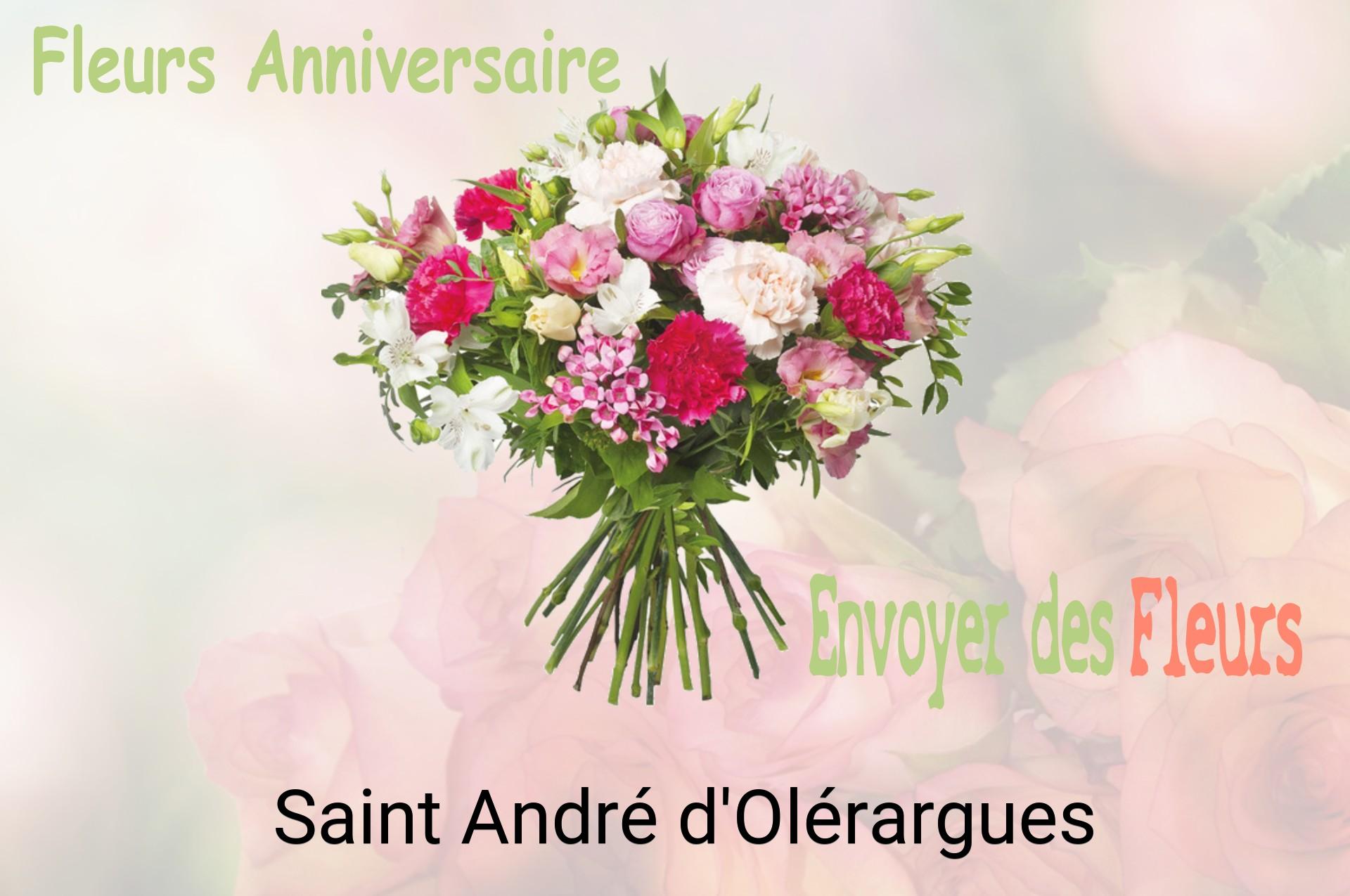Bouquet de fleurs d’anniversaire livré à Saint-André-d'Olérargues